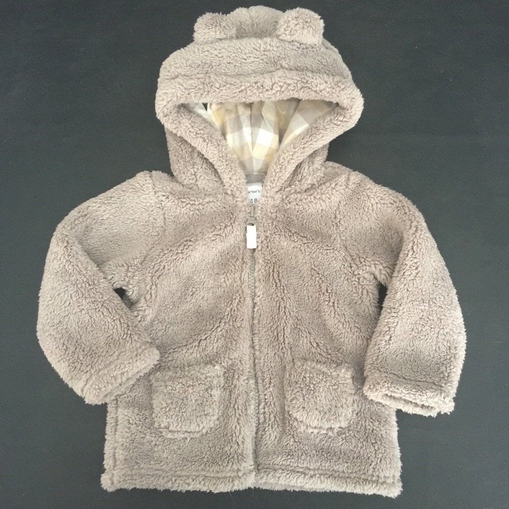 Carter’s Fuzzy Fleece Jacket with Ears
